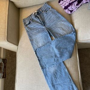 Abercrombie & Fitch - the crop wide leg ultra high rise style